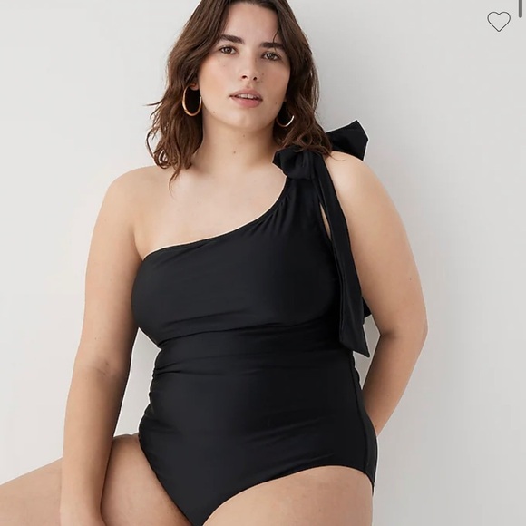 NWT J. Crew Bow one-shoulder one-piece sail blue size 20 - Picture 2 of 5